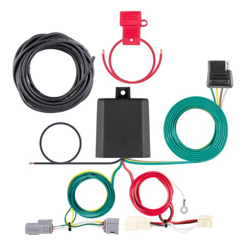 CURT Custom Wiring Connector Harnesses for 2021-2024 VENZA - 56460 Trailer Kit, Harness, 4-Way Flat Output, Select Toyota Venza