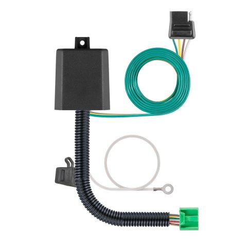 CURT Custom Wiring Connector Harnesses for 2023-2025 PILOT - 56519 Trailer Wire Connector, T-Connector, 4-Way Flat, Honda, Each