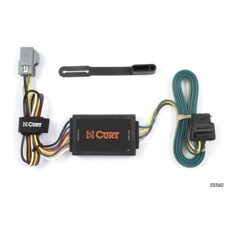 CURT Custom Wiring Connector Harnesses for 2005-2006 EQUINOX, 2006 TORRENT - 55560 Vehicle Towing Harness Adapter, T-Connector, 3-Wire System, Circuit Protected Converter, Chevy/Pontiac, Each