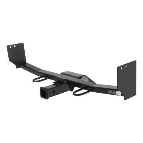 CURT Class 3 Receiver Hitch 31080 Trailer Hitch, III, Front Receiver, 2 in. Receiver, Black, Square Tube, Dodge, Each