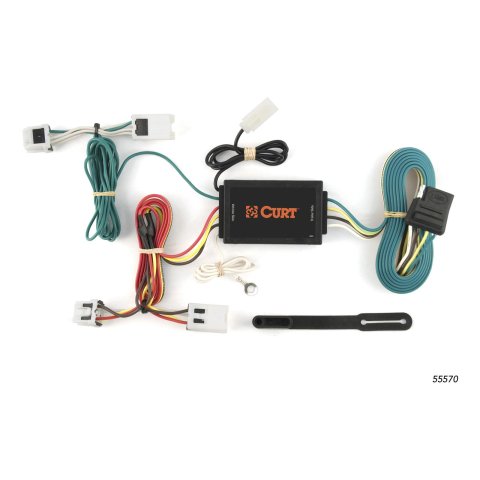 CURT Custom Wiring Connector Harnesses for 2004-2009 QUEST - 55570 Vehicle Towing Harness Adapter, T-Connector, 3-Wire System, Converter, Nissan, Each
