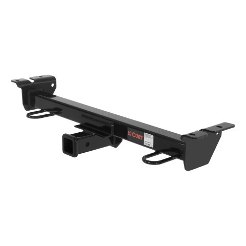 CURT Class 3 Receiver Hitch 33055 Trailer Hitch, III, Front Receiver, 2 in. Receiver, Black, Square Tube, Ford, Each