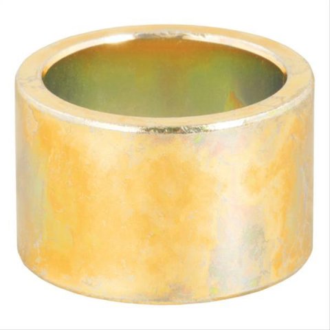 CURT Trailer Ball Reducer Bushings 21200 Hitch Bushings, Adapter, Reducer-style, From 1 1/4 in. to 1 in., Steel, Zinc, Unpackaged, Each