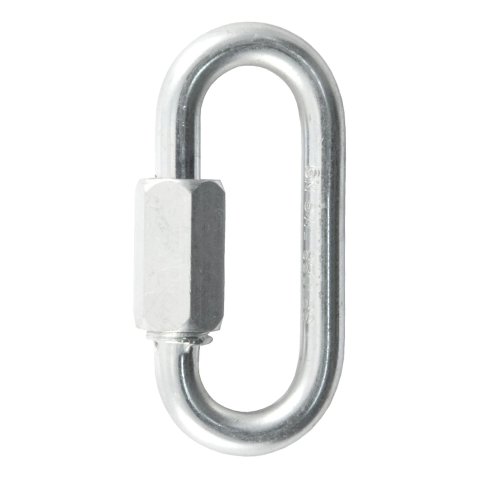 CURT Trailer Safety Chain Quick Links 82610 Chain, Link, Steel, Zinc Plated, 1/4 in. Diameter, 880 lb. Break Force, Each