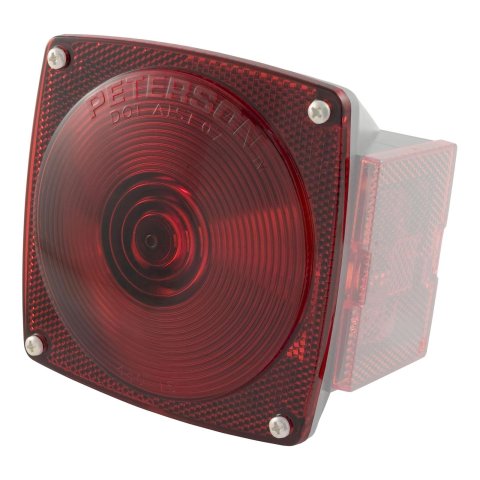 CURT Combination Trailer Light Replacement Lenses 53445 Lens, Replacement, Rear, Plastic, Red, for Curt Lamp Model 53440 or 53441, Each