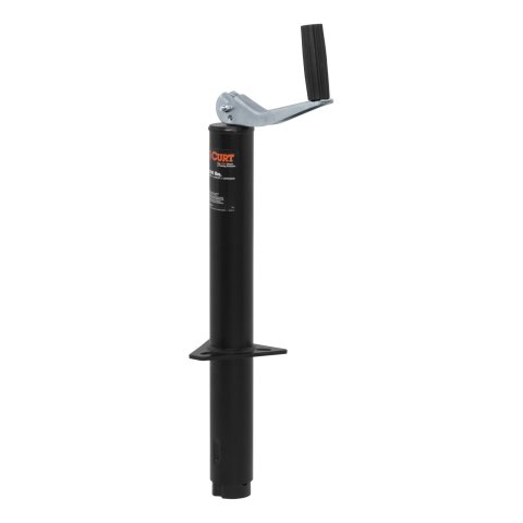 CURT A-Frame Jacks 28200 Trailer Jack, A-Frame, 2,000 lb. Capacity, 14 in. Travel, Steel, Painted, Top Wind, Each