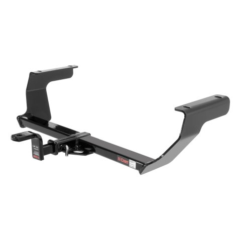 CURT Class 1 Receiver Hitch 112863 Trailer Hitch, I, 1/4 in. Receiver, Black Powdercoated, Subaru, Each