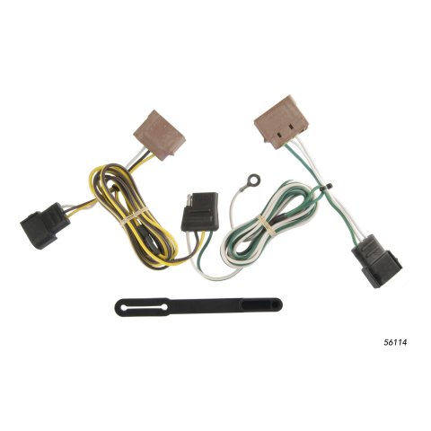 CURT Custom Wiring Connector Harnesses for 2011-2013 FIESTA - 56114 Adapter, Vehicle Towing Harness, T-Connector, Ford, Each