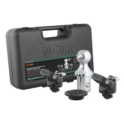 CURT Gooseneck Hitch Balls for 2011-2025 2500, 3500 - 60618 Ball, Steel, Chrome, Gooseneck, 2 5/16 in. Diameter, RAM, Kit