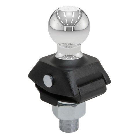 CURT Rockerball Cushioned Hitch Trailer Balls 40047 Ball, Rockerball, Steel, Chrome, 2 in. Ball, Shank Diameter 1.000 in., Shank Length 1.000 in., 7,500 lbs. Each