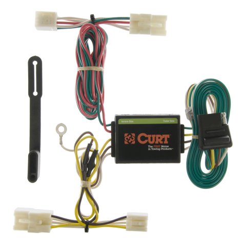 CURT Custom Wiring Connector Harnesses for 2009-2012 ELANTRA, 2006-2011 RIO5, 2001-2006 SANTA FE - 55310 Vehicle Towing Harness Adapter, T-Connector, 3-Wire System, Converter, Hyundai, Each