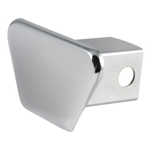 CURT Hitch Tube Covers 22100 Receiver Cover, 2 in. x 2 in., Steel, Chrome Plated, Universal, Each