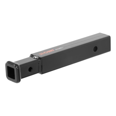 CURT Hitch Receiver Adapters 45775 Adapter, Black Powdercoated, 2 in. to 1 1/4 in., 14 in. Length, 3,500 lb. GTW, Each