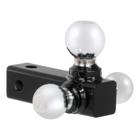 CURT Triple Ball Mounts 45800 Receiver Hitch Mount, Adjustable Tri-Ball Replacement, Each