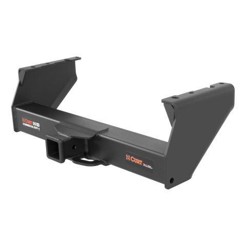 CURT Class 5 Receiver Hitch 15800 Hitch, V, Black Powdercoated, Chevy, Dodge, GMC, Ram, Each