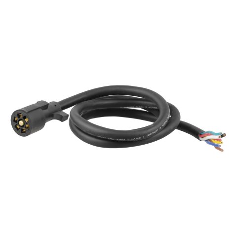 Curt Manufacturing Trailer Wiring Harnesses 56621 7-WAY ROUND RV BLADE