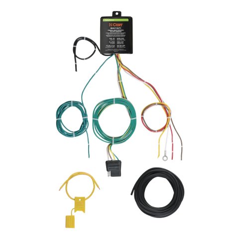 CURT Taillight Converter Wiring Kits 59236 Vehicle Towing Harness Adapter, Wiring, 2-wire To 3-wire, Kit
