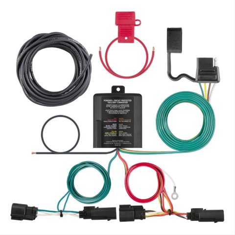 CURT Custom Wiring Connector Harnesses for 2013-2016 ESCAPE - 56335 Trailer Wire Connector, T-Connector, 4-Way Flat, Ford, Each