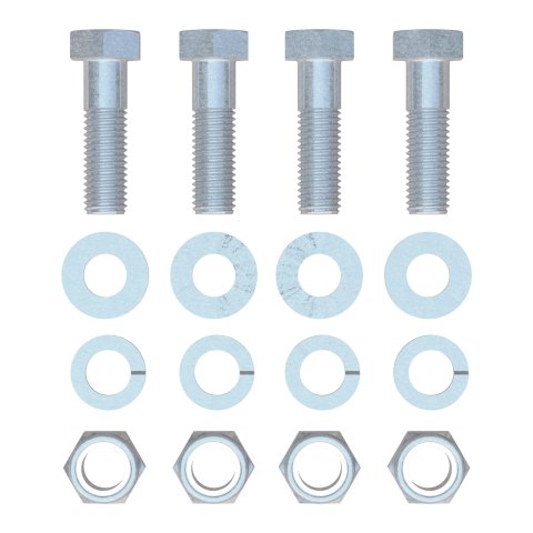 CURT Replacement R-Series Fifth Wheel Roller Head Mounting Hardware 19218 Hitch Components, Hardware, Kit
