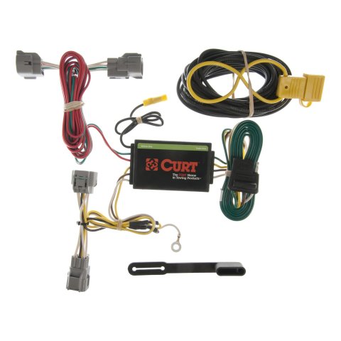CURT Custom Wiring Connector Harnesses for 1994-1998 GRAND CHEROKEE - 55349 Vehicle Towing Harness Adapter, T-Connector, 3-Wire System, Circuit Protected Converter, Jeep, Each