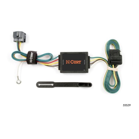 CURT Custom Wiring Connector Harnesses for 2005-2010 SPORTAGE - 55529 Vehicle Towing Harness Adapter, T-Connector, 3-Wire System, Converter, Kia, Each