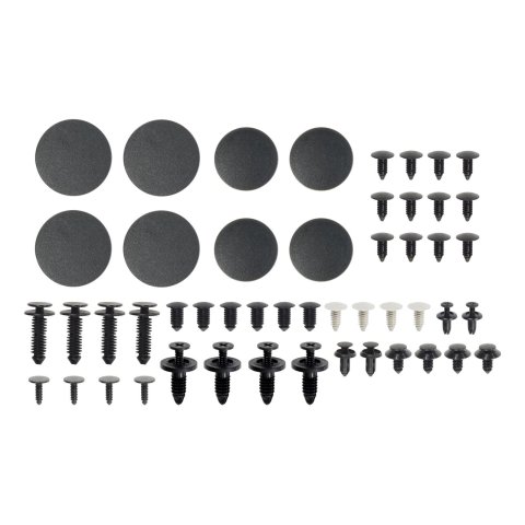 CURT Pro-Finishing Packs 22322 Interior Trim Panel Fasteners, Plastic, Set