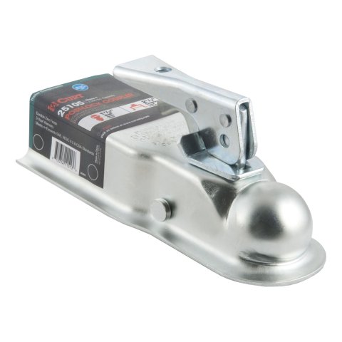 CURT Posi-Lock Couplers 25105 Trailer Coupler, Posi-Lock, 1 7/8 in. Ball, 200 lb. TW, 2,000 lb. GTW, Steel, Zinc Plated, Each