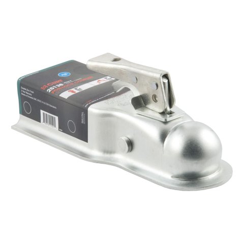 CURT Posi-Lock Couplers 25138 Trailer Coupler, Posi-Lock, 2 in. Ball, 500 lb. Tongue Weight, 3,500 lb. Gross Load Capacity, Steel, Each