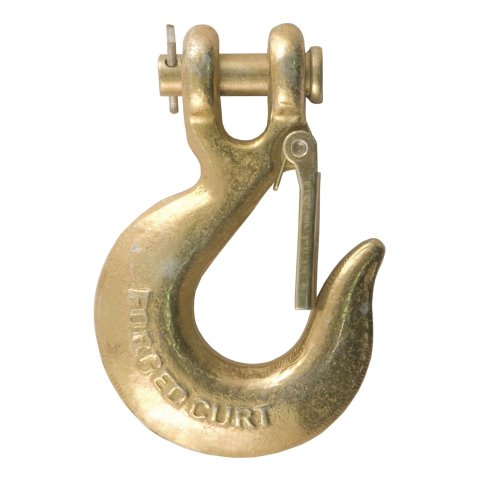 CURT Safety Chain Hooks 81950 Chain, Clevis Grab Hook, 5/16 in., 18,000 lb. Workload, Zinc, Each