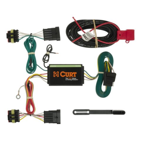 CURT Custom Wiring Connector Harnesses for 2014-2017 500L - 56193 Adapter, Vehicle Towing Harness, T-Connector, Fiat, Each