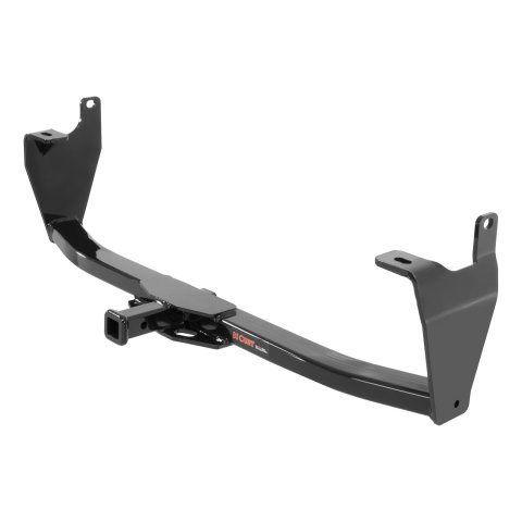 CURT Class 2 Receiver Hitch 12142 Trailer Hitch, II, 1 1/4 in. Receiver, Black Powdercoated, Jeep, Each