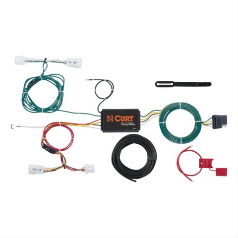 CURT Custom Wiring Connector Harnesses for 2016-2018 MKX - 56298 Adapter, Vehicle Towing Harness, 3 to 2 Powered Converter, Lincoln, Kit