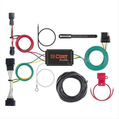 CURT Custom Wiring Connector Harnesses for 2017-2022 SPORTAGE - 56321 Adapter, Vehicle Towing Harness, 3 to 2 Powered Converter, Kia, Kit
