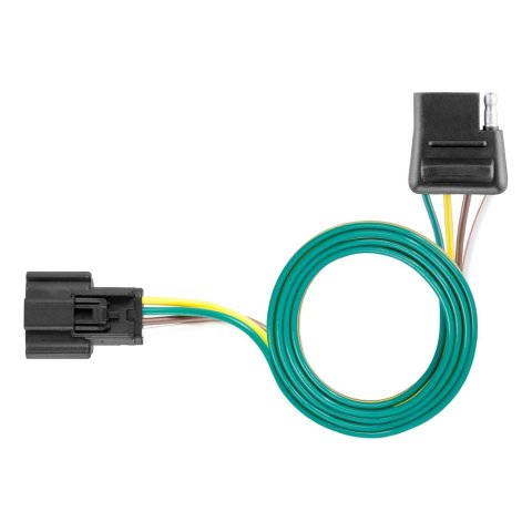 Curt Manufacturing - Trailer Wiring Harnesses for 2019-2025 XT4 56427 Connector Kit, Custom Connector (4-Way Flat Output)