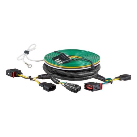 CURT Custom Towed-Vehicle RV Wiring Harnesses for 2008-2012 CALIBER, 2011-2013 DURANGO, 2008-2017 PATRIOT - 58959 Trailer Connector Kit