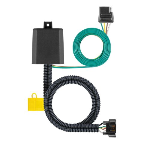 CURT Custom Wiring Connector Harnesses 56420 Trailer Harness, Main Type, 4-Way Flat, for Hyundai, for Kia, Each