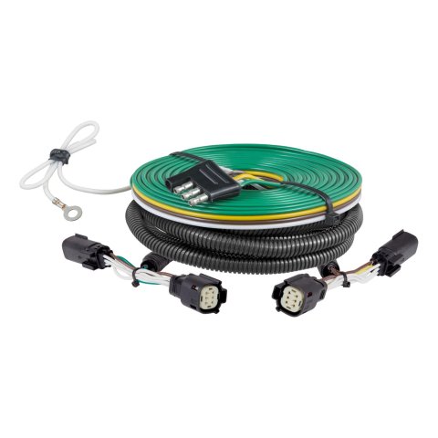 CURT Custom Towed-Vehicle RV Wiring Harnesses for 2023-2025 CANYON, COLORADO - 52108 Vehicle Towing Harness Adapter, Harness, T-Connector, 4-Way Flat, Chevy, GMC, Each