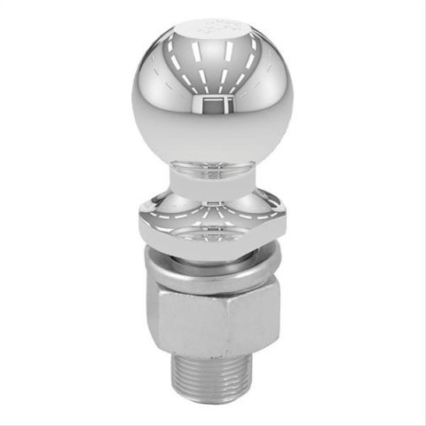 CURT Hitch Balls 40006 Ball, Chrome, 2 5/16 in. Ball, 1.250 in. Diameter Shank, 2.625 in. Length Shank, 10,000 lbs., Each