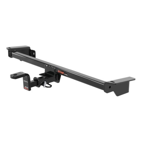 CURT Class 1 Receiver Hitch 113693 Trailer Hitch, I, 1/4 in. Receiver, Black Powdercoated, Ford, Each