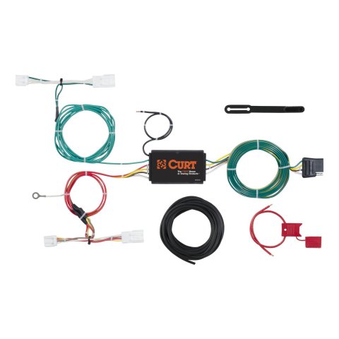 CURT Custom Wiring Connector Harnesses for 2015-2017 NX200T, 2015-2021 NX300H - 56268 Adapter, Vehicle Towing Harness, 3 to 2 Powered Converter, Lexus, Kit