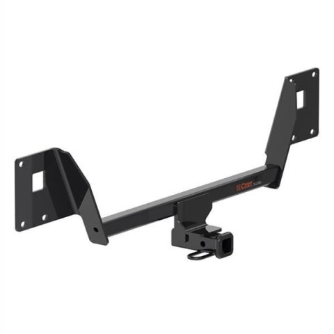 CURT Class 1 Receiver Hitch 11564 Hitch, Rear, 1, 1/4 in. Square, 200 lb. Max Tongue, 2,000 lb. Max Trailer, Square Tube Welded, Black Powdercoated, VW, Each