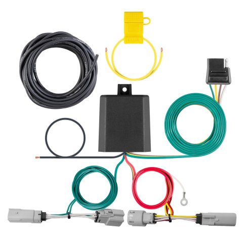 CURT Custom Wiring Connector Harnesses for 2020-2025 AVIATOR - 56453 Vehicle Towing Harness Adapter, Trailer Kit, Harness, 4-Way Flat Output, Lincoln Aviator, Each