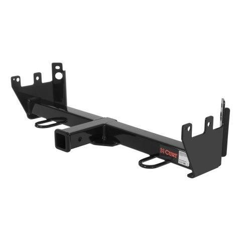 CURT Class 3 Receiver Hitch 31604 Trailer Hitch, III, Front Receiver, 2 in. Receiver, Black, Square Tube, Dodge, Each
