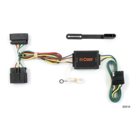 CURT Custom Wiring Connector Harnesses 55510 Vehicle Towing Harness Adapter, T-Connector, 3-Wire System, Converter, Chevy/GMC/Isuzu, Each