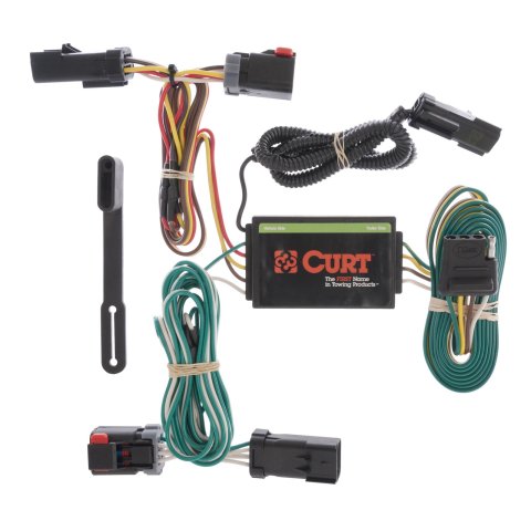 CURT Custom Wiring Connector Harnesses for 2004-2008 PACIFICA - 55530 Vehicle Towing Harness Adapter, T-Connector, 3-Wire System, Circuit Protected Converter, Chrysler, Each