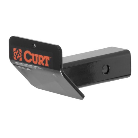 CURT Hitch Tube Covers 31007 Receiver Covers, Skid Shield Design, 2 in. x 2 in., Black Powdercoated, Universal, Each