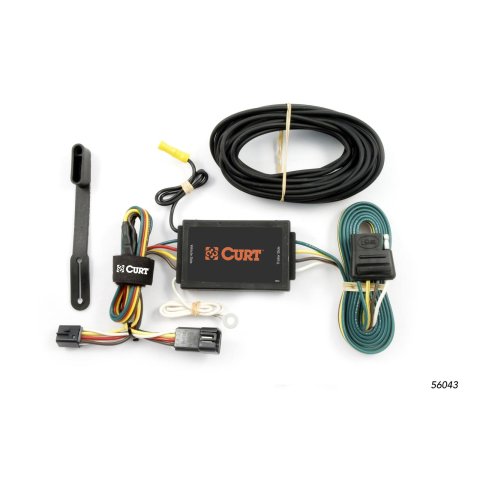 CURT Custom Wiring Connector Harnesses for 2003-2007 CTS - 56043 Vehicle Towing Harness Adapter, T-Connector, 3-Wire System, Cadillac, Each