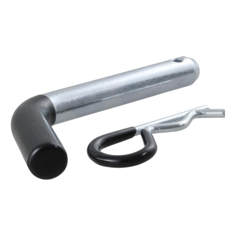 CURT Receiver Pins and Clips 21510 Hitch Pin, Steel, Zinc Finish, Clip, Fits 0.625 in. Hole Size, Each