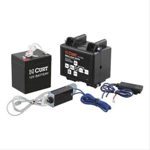 CURT Soft-Trac I Breakaway Systems 52040 Trailer Switch, Soft Trac I, Battery, Case, Charger, Switch, Harness, Hardware, Kit