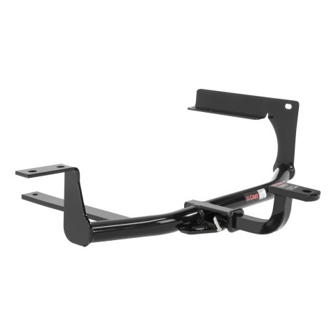 CURT Class 1 Receiver Hitch 112323 Trailer Hitch, I, 1/4 in. Receiver, Black Powdercoated, Volkswagen, Each
